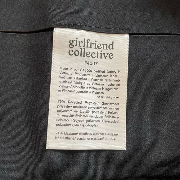 Girlfriend Collective black hi-rise compressive leggings - Picture 5 of 5